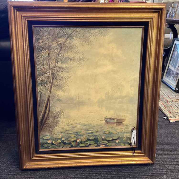 Waterlily Oil Painting by Heinz Romunde