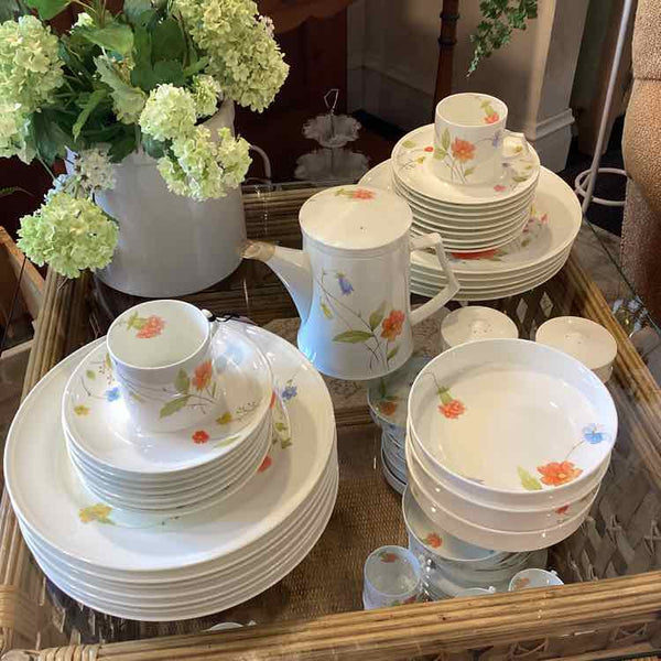 80 Pc. Mikasa Bone China - "Just Flowers"