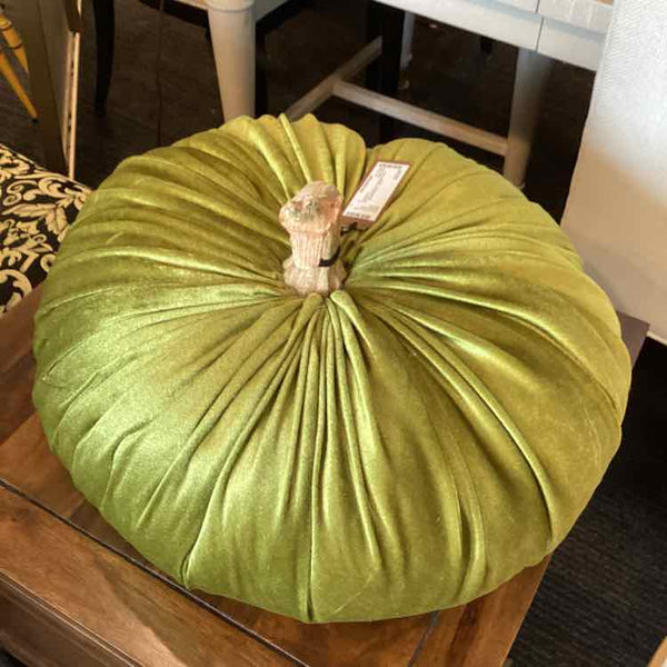 Velvet Textured Chartreuse Pumpkin