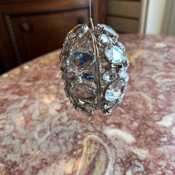 Bejeweled Glass Bowl Ornament