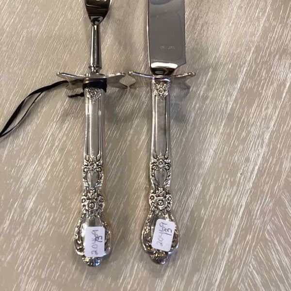Silver Plated Carving Set