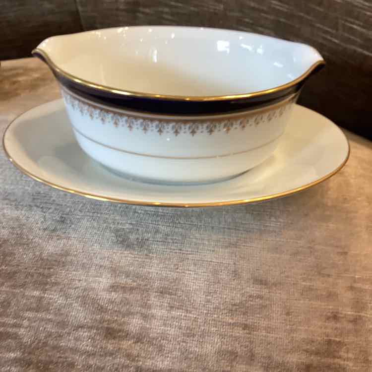 Pr. Blue White Sauce Boats