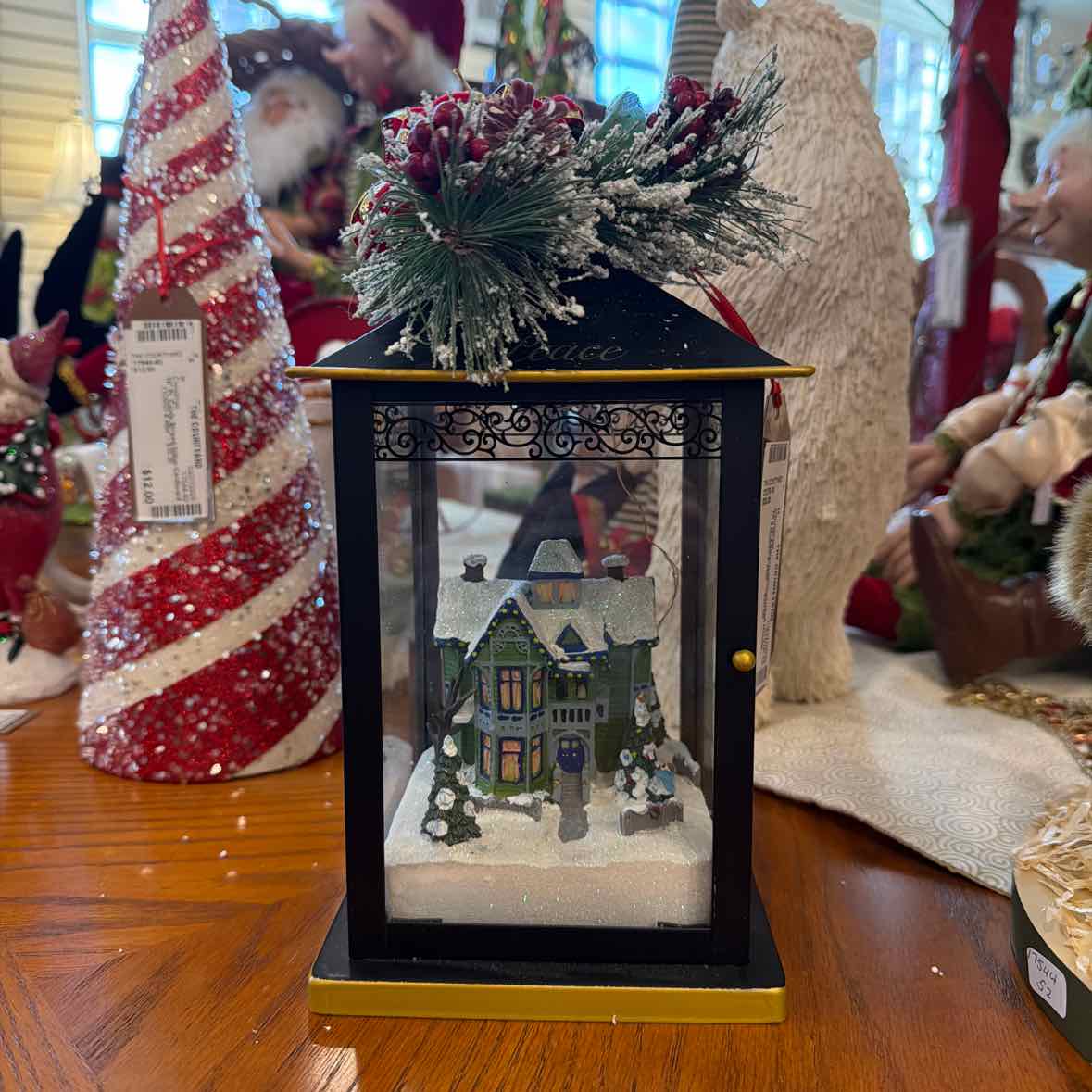 Lantern w/Decorated House