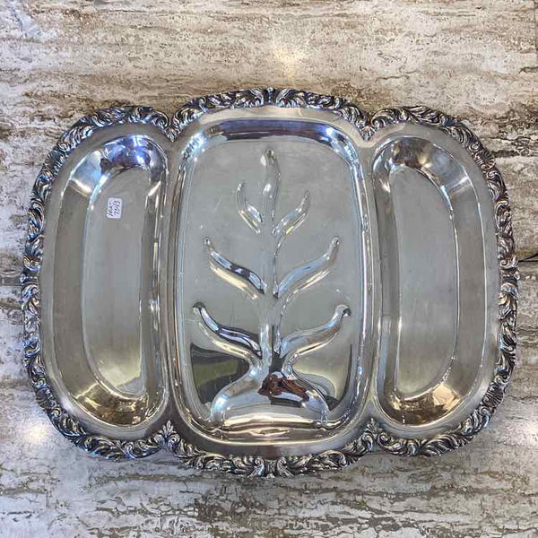 Silverplate "Tree of Life" Platter