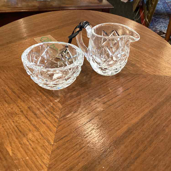 Waterford Creamer And Sugar Bowl