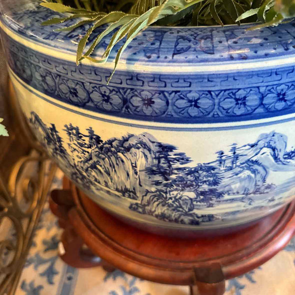 Asian Planter With Base