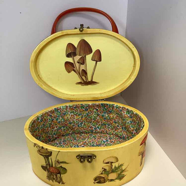 Vintage Purse with Mushrooms