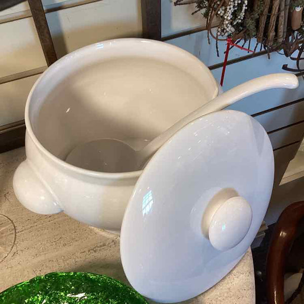 White Ceramic Tureen