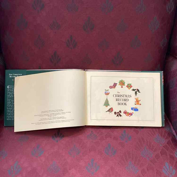 Christmas  Record Book w/Recipes