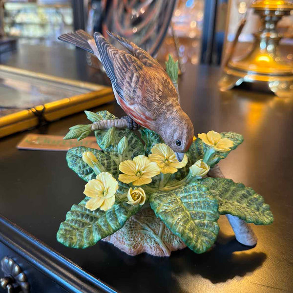 RSPB Linnet Bird Figurine