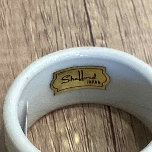 6 Floral Ceramic Napkin Rings