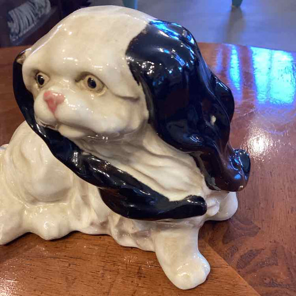 "As Is" Pekingese Ceramic Dog