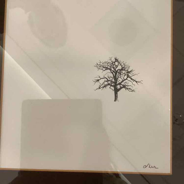 Signed Print - Solitary Tree
