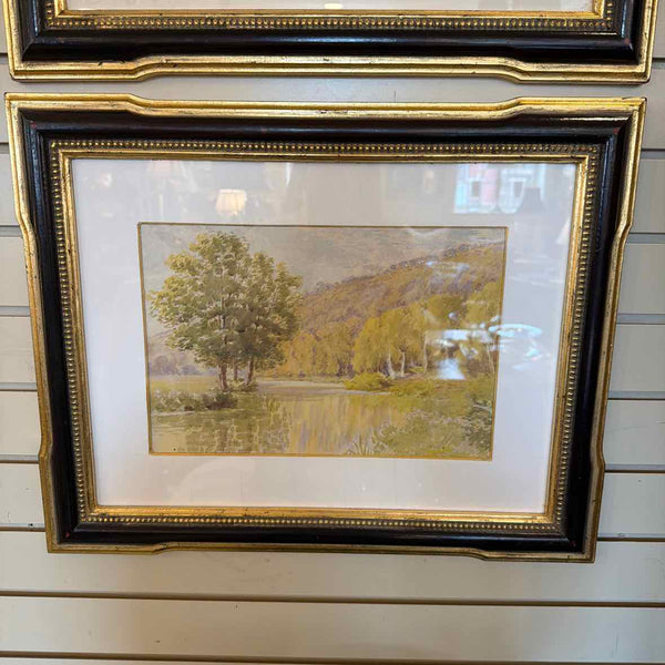 Trowbridge Gallery Watercolor "Autumn Lake"