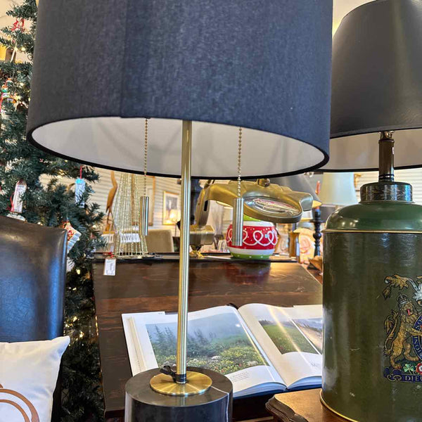 Marble Base Black Lamp