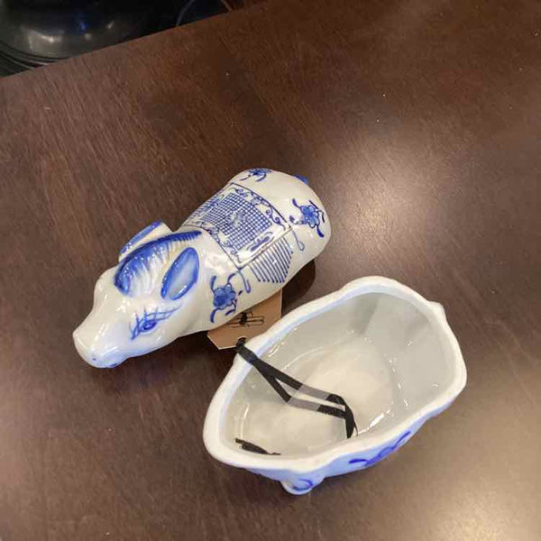 Blue And White Ceramic Box