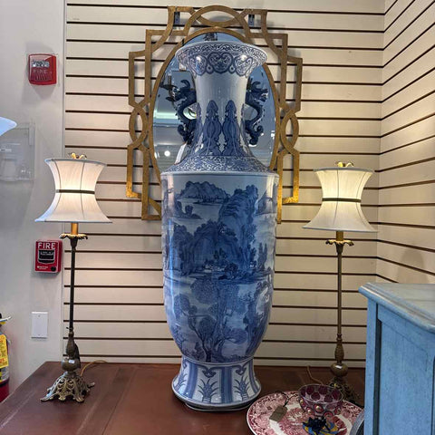 Tall Asian Vase