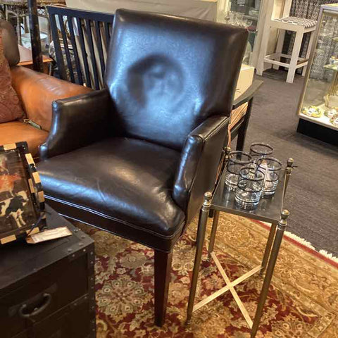Brown Leather Arm Chair