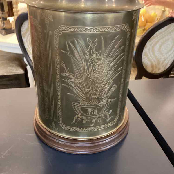 Brass Lamp with Shade