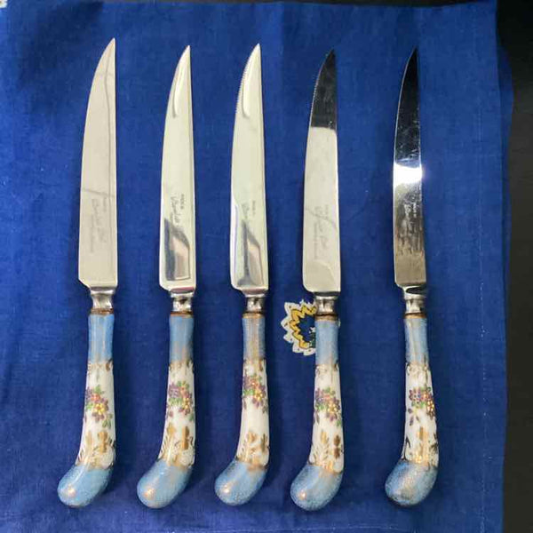 Set of 6 Knives Dresden Floral