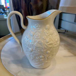 Lenox Cream Pitcher with Gold Rim