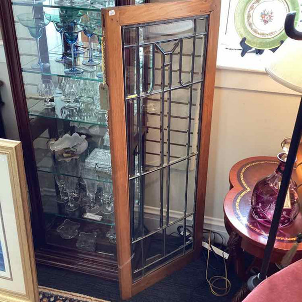 Vintage Leaded Glass Wall Hanging