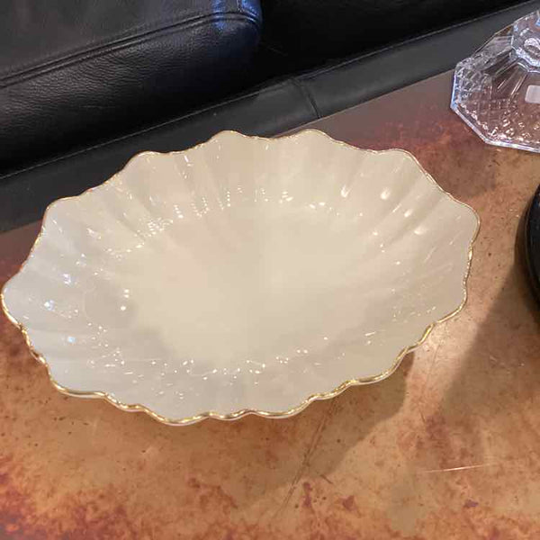 Lenox Oval Scalloped Bowl