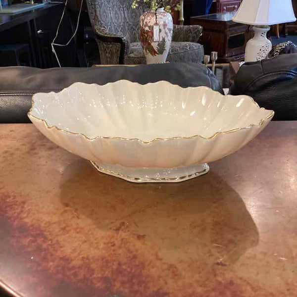 Lenox Oval Scalloped Bowl