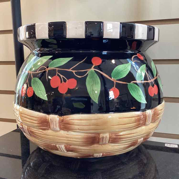 Ceramic Bowl With Cherries