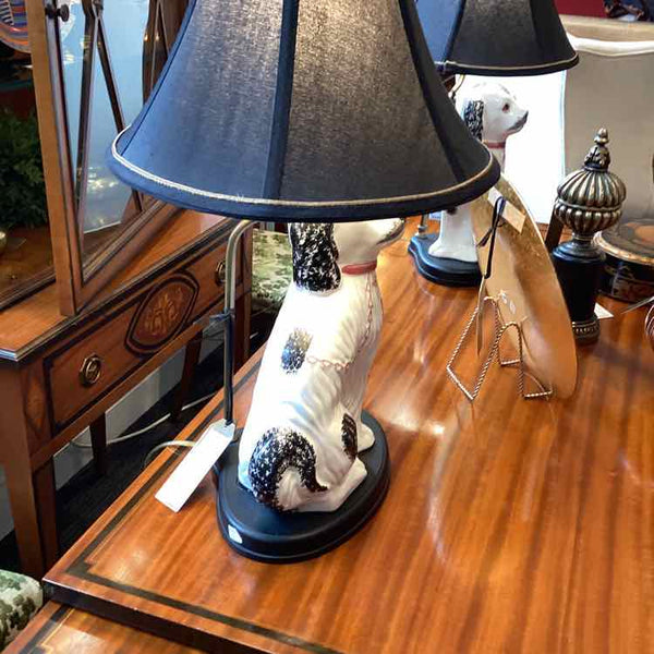 Ceramic Staffordshire Style Dog Lamp