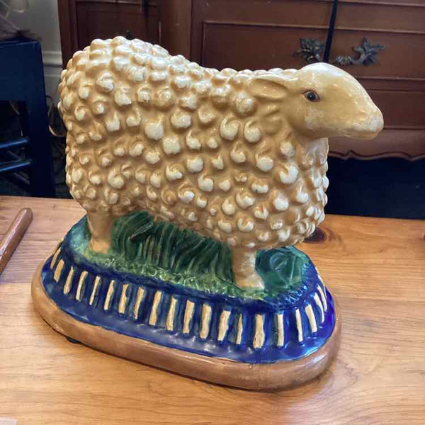 Ceramic Sheep Figurine