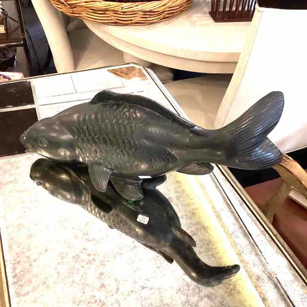 Cast Iron Koi Figurine
