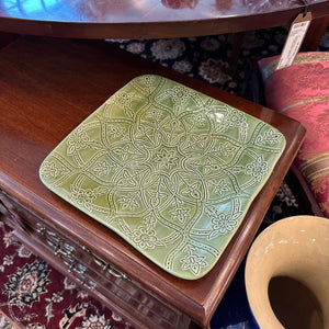 Green Serving Platter