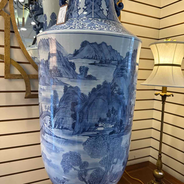 Tall Asian Vase