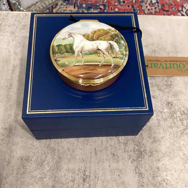 Halcyon Days Mambrino White Horse Box