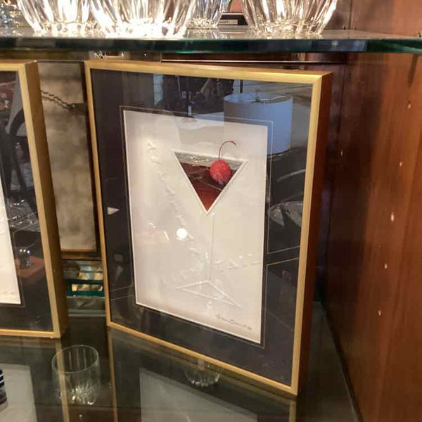 "Manhattan" Embossed Framed Art