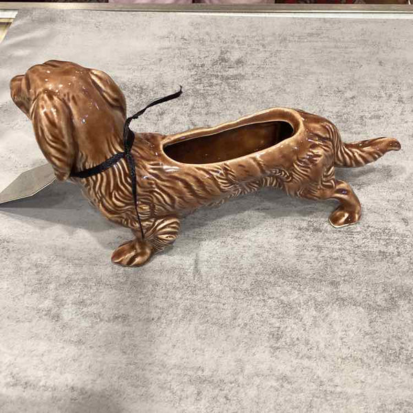 Brown Dog Planter