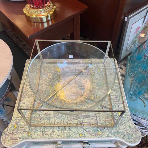 Wentz Glass Bowl w/Metal Display