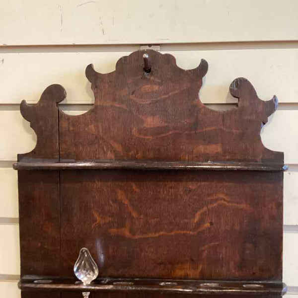 18th C Spoon Rack and Candle Box
