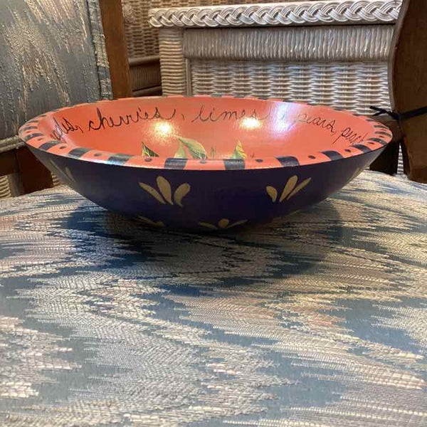 Stonehouse Wooden Painted Bowl