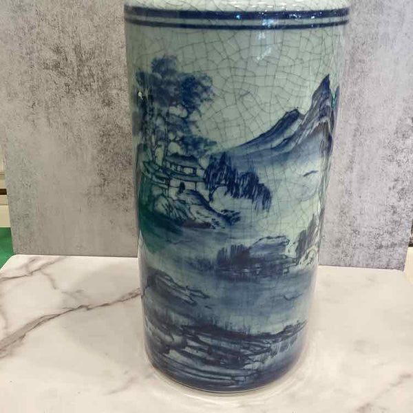 Blue Landscape Vase