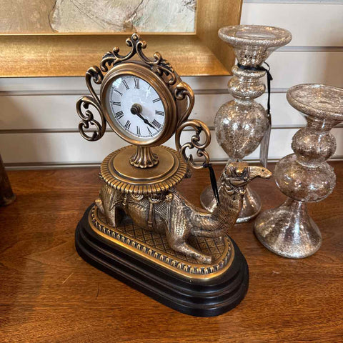 Pedestal Camel Clock