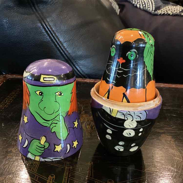 Set of Halloween Nesting Dolls