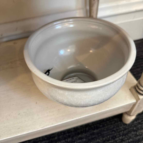 Cream Pottery Bowl