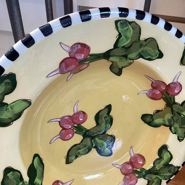 Droll Yellow Radish Bowl