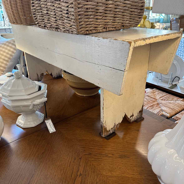 White Vintage Bench