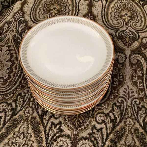 12 Mid-Century Appetizer/Bread Plates