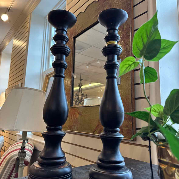 Pair of Black Candlestick