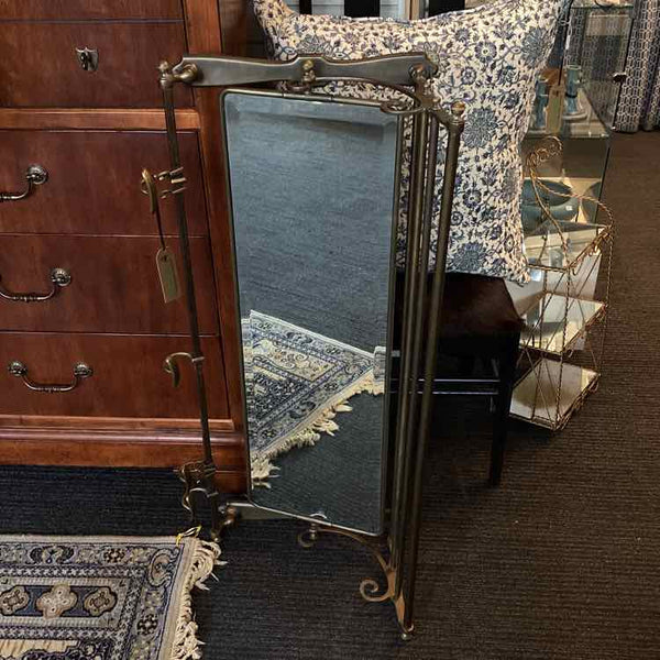 Hanging Glass And Metal Coat Rack