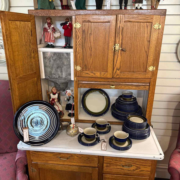 Hoosier Cabinet w/ Tin Counter